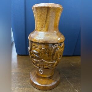 Handcrafted Wooden Vase made in Hawaii